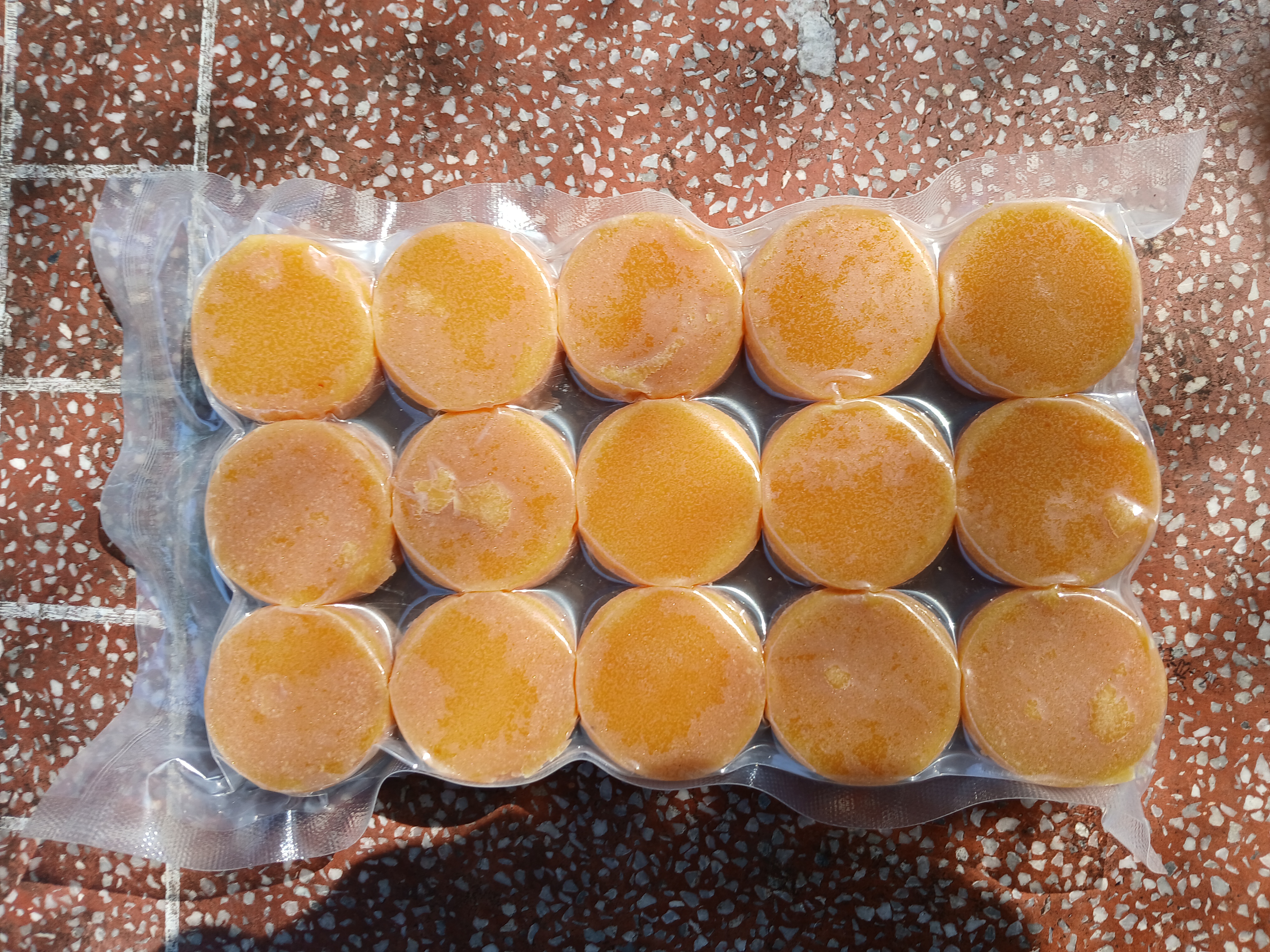 Đường thốt nốt viên nhỏ du lịch màu vàng